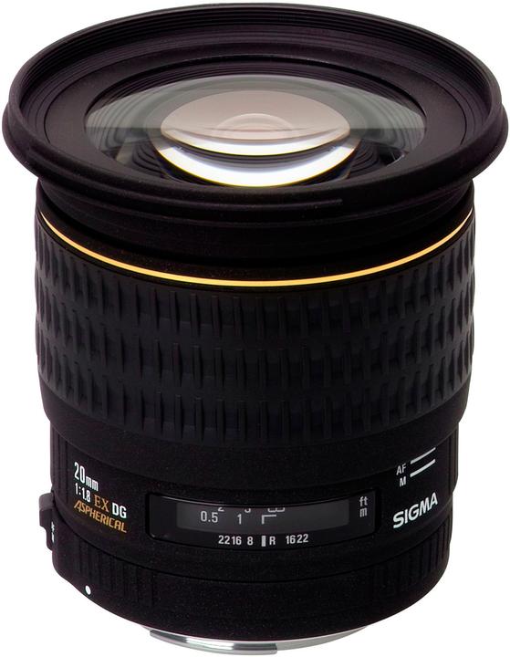 Sigma 20mm, f/1.8 EX DG, Canon (Canon EF, full size)