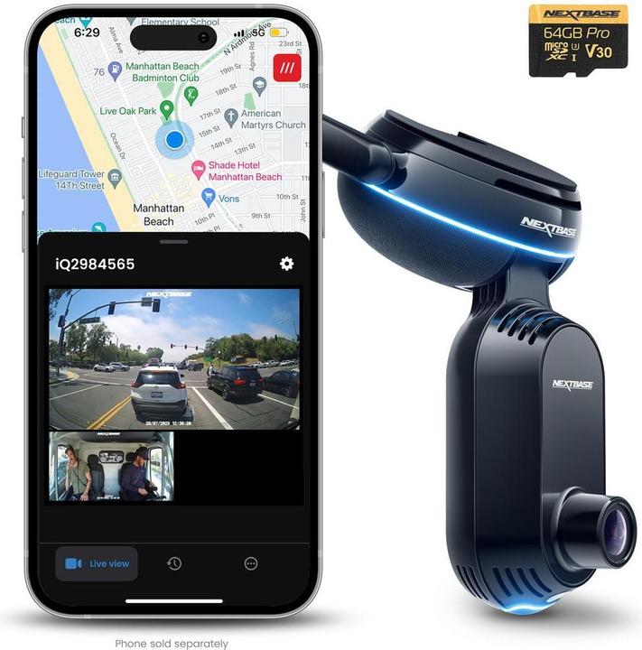 Productafbeelding Nextbase IQ 4K (GPS-ontvanger, Versnellingssensor, WiFi, Ingebouwd display, 4K)