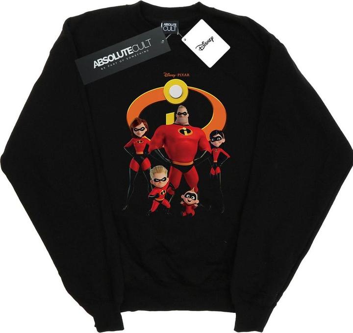 Actual product image Disney Mens Incredibles 2 Group Logo Sweatshirt (L)