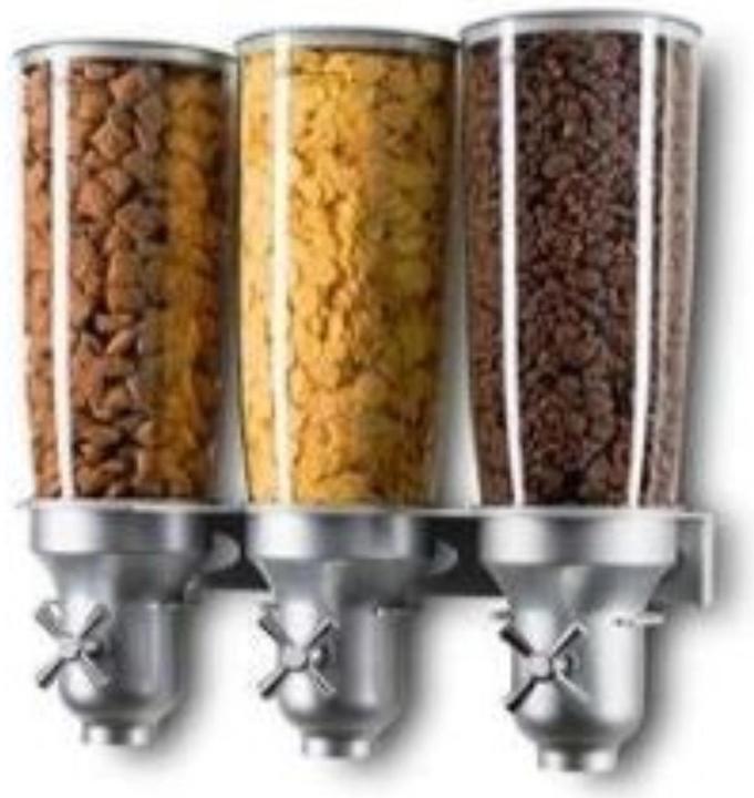 Immagine prodotto Linum Distributore di cereali 3x5lt da parete 46,5x15,5x50cm