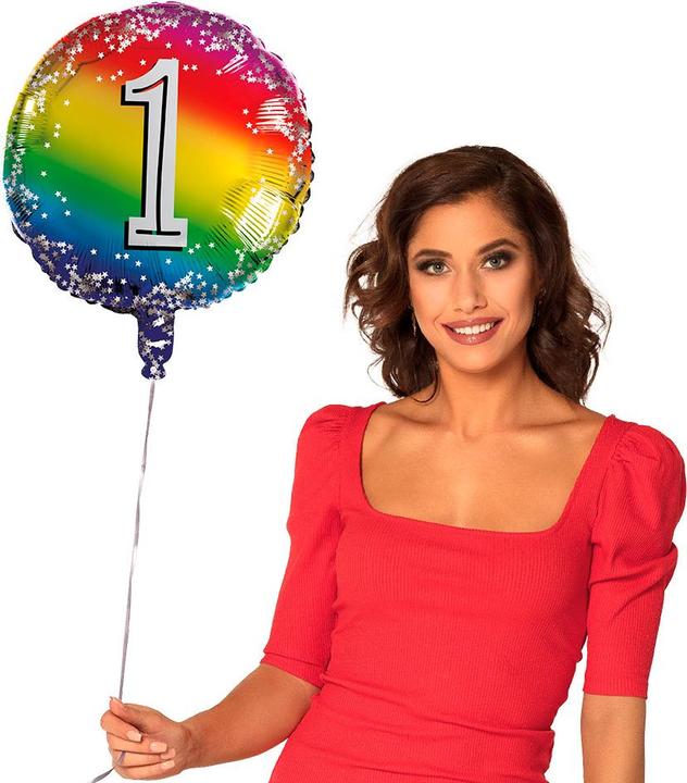 Image du produit Boland Folienballon Rund Nummer 1 (1 x)