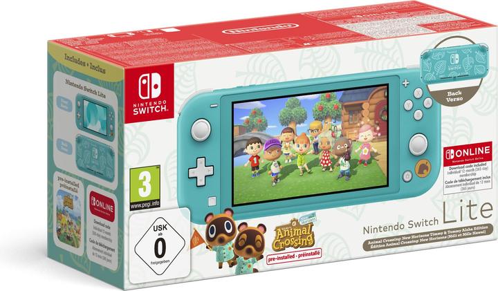 Nintendo Switch Lite Animal Crossing: New Horizons Nepp-und-Schlepp-Edition