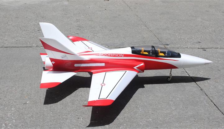 Immagine prodotto Amewi Girante Jet Super Scorpion 6-8S rosso/bianco PNP (Jet)