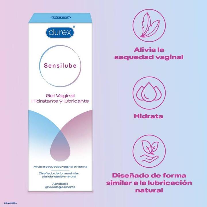 Actual product image Durex Sensilube Gel Moisturising Lubricant 40 ml (40 ml)