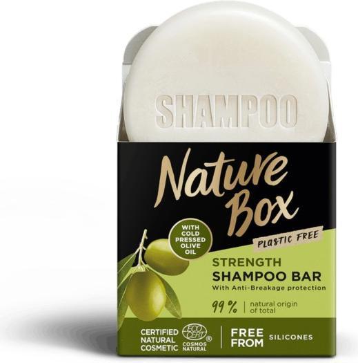 Actual product image Nature Box Strengthening Firm Shampoo Olive Oil (Solid shampoo)
