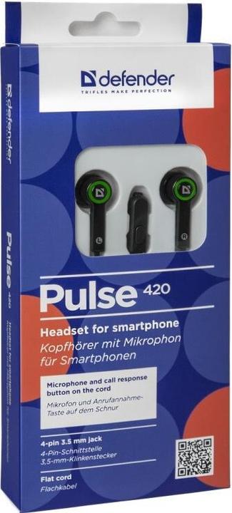 Produktbild Defender Pulse 420 - øreproptelefoner