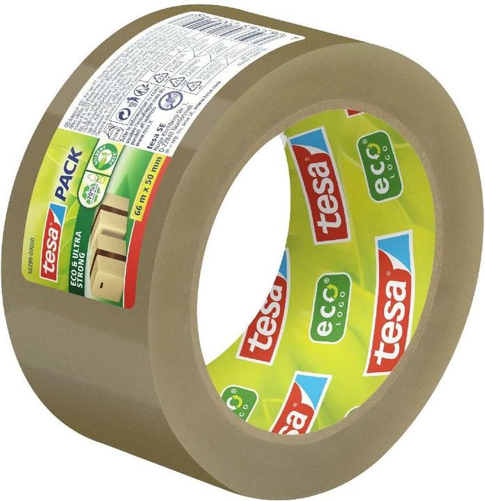 Produktbild tesa tesapack® Eco & Ultra Strong Paketklebeband 66m:50mm, lösemittelfrei (50 mm)