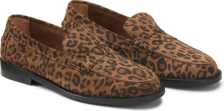 La Redoute Collections Signature Ledermokassins mit Leopardenmuster (41)