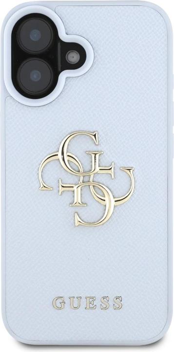 Image du produit Guess Hardcase PU Grained Big 4G and Classic Logo Case for iPhone 16 6,1" Blue (Apple iPhone 16)