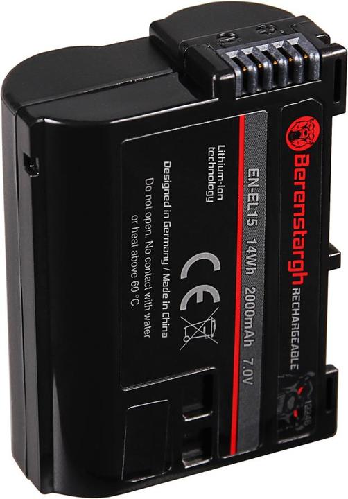 Actual product image Berenstargh Nikon EN-EL15 (Rechargeable battery)