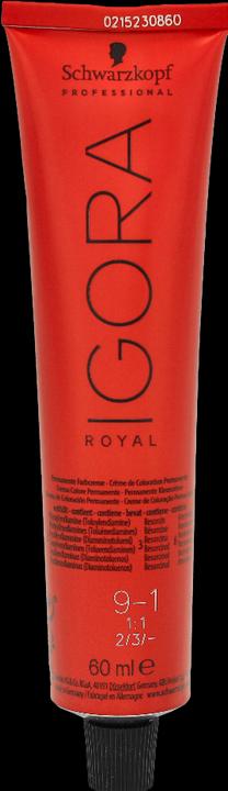 Image du produit Schwarzkopf Professional Igora Royal (9-1 Extra Light Blonde Blonde Cendre)