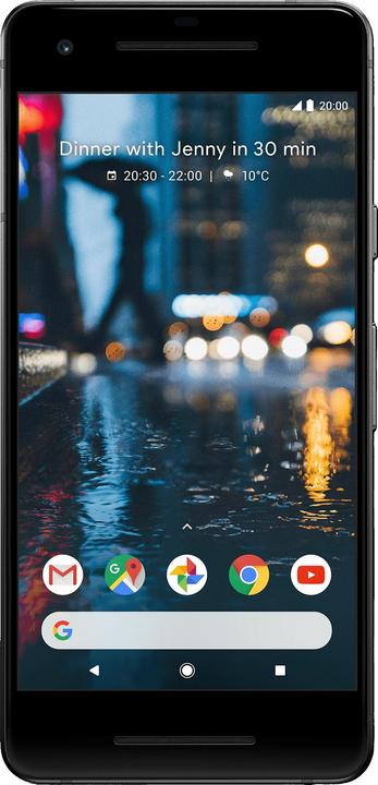 Google Pixel 2 (64 GB, Just Black, 5", Single SIM, 12.20 Mpx, 4G)