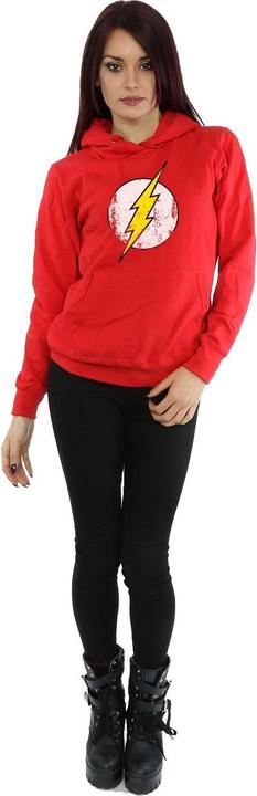 Actual product image Womens/Ladies Flash Distressed Logo Hoodie (XL)
