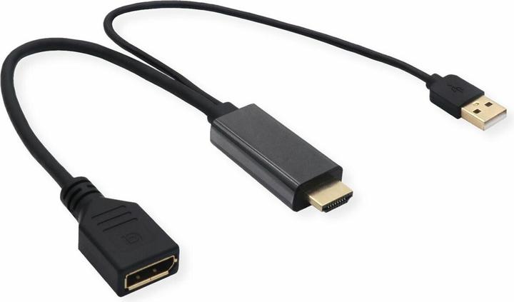 Produktbild Value HDMI-DisplayPort Adapter (HDMI, 30 cm)