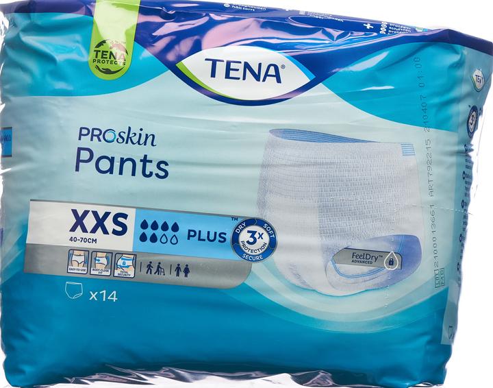 Actual product image Tena Pants Plus XXS (14 x, Mini)