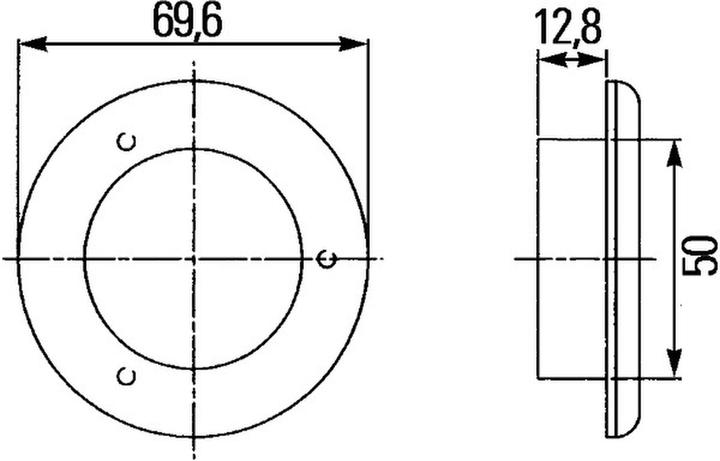 Produktbild Hella Einstiegsleuchte LED 2XT 980 501-042