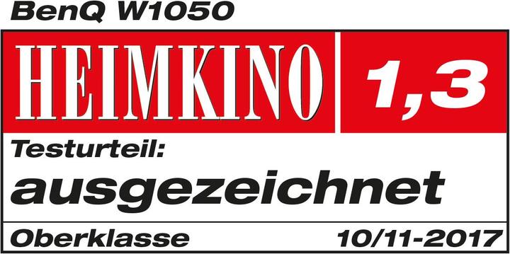 Produktbild BenQ W1050 (Full HD, 2200 lm, 1.28 - 1.56:1)