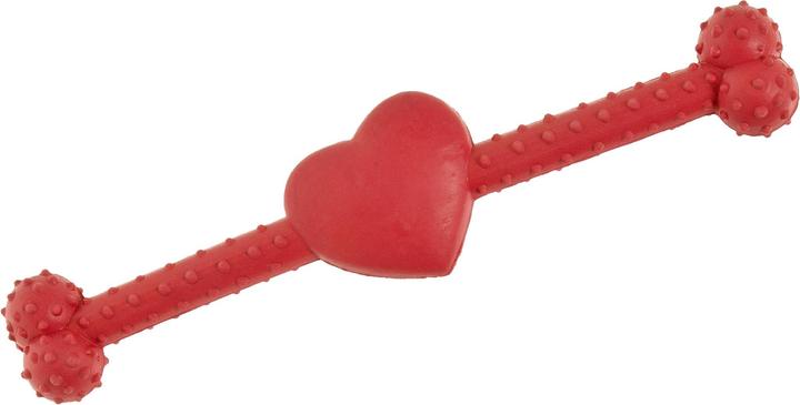 Actual product image Josty Heart with bone (Chewing toy)