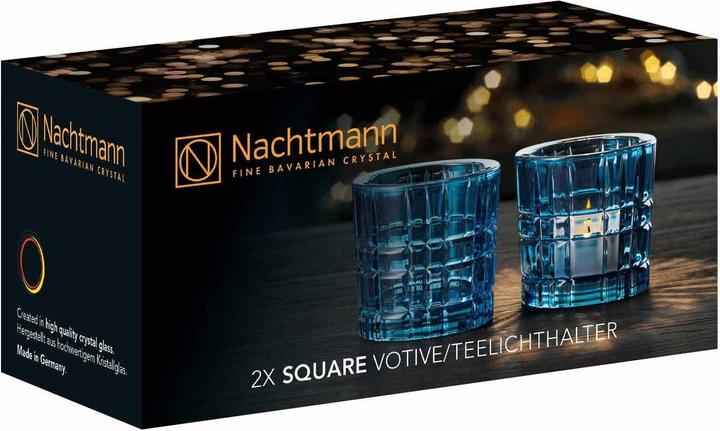 Produktbild Nachtmann Teelichthalter Square Votives (2 x, Ø 7 x 6.5 cm)