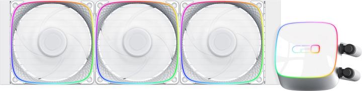 Produktbild Geometric Future Eskimo Junior 360 AIO-Wasserkühlung, ARGB - weiss, 360mm
