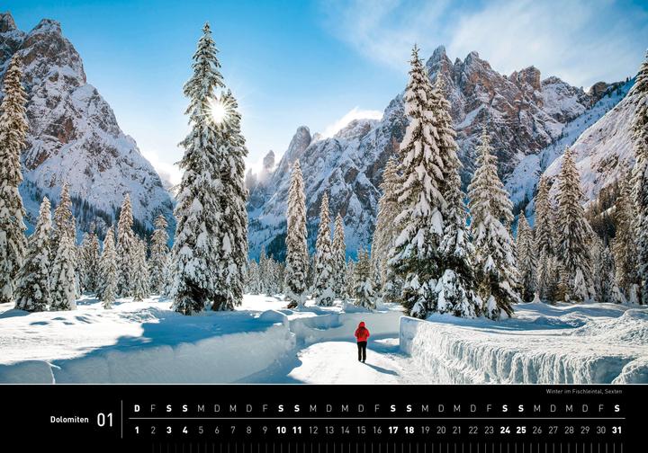Produktbild Dolomiten Premiumkalender 2026 (50 x 35 cm, Deutsch)