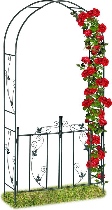 Image du produit Relaxdays Arche de rosiers avec porte (36.50 cm, 113.50 cm)