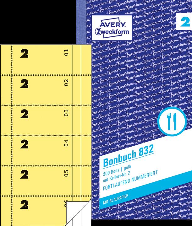 Produktbild Avery Bonbuch (50 x)