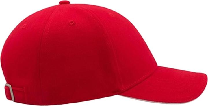 Actual product image Atlantis Liberty Baseball Cap With 6 Brushed Cotton Panels (One size)