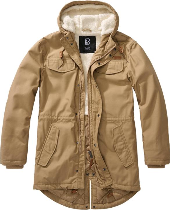 Actual product image Brandit Marsh Lake teddy parka size XXL colour camel (XXL)
