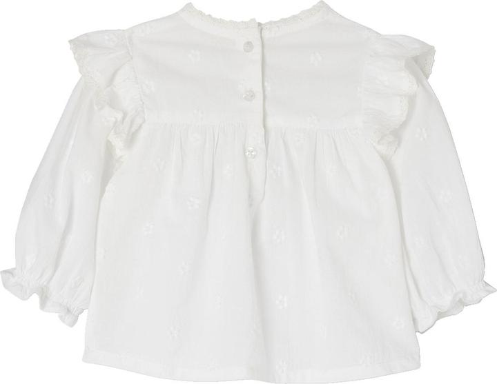 Vertbaudet Mädchen Baby Bluse mit langen Ärmeln