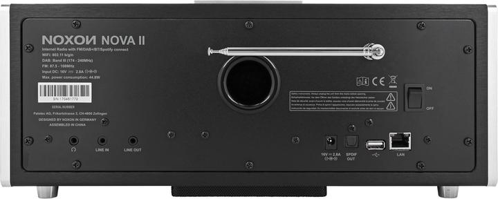 Actual product image Noxon Nova II (Web radio, DAB+, Bluetooth, Wi-Fi)