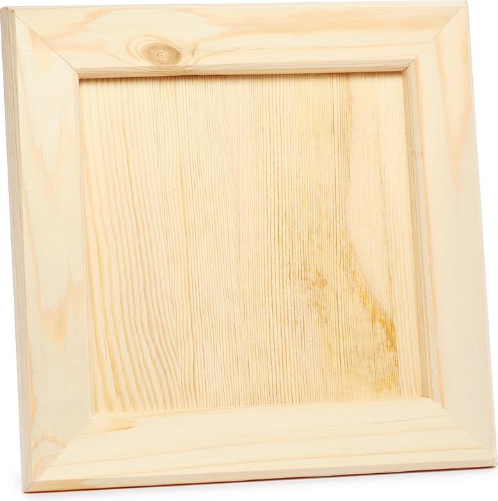 Image du produit VBS Cadre photo en bois "carré", 21,5 x 21,5 cm, intérieur 15 x 15 cm
