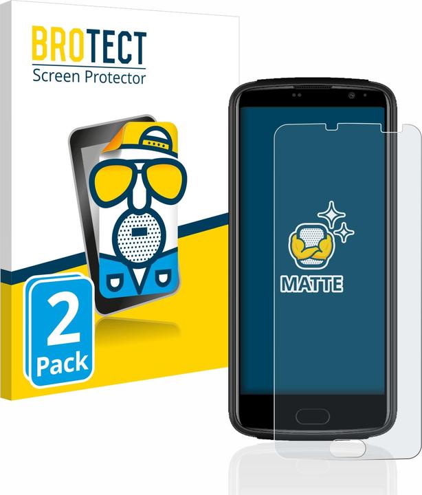Actual product image BROTECT Anti-glare film Screen protector Matt screen protector film (2 Piece, Beafon M7 Lite Premium)