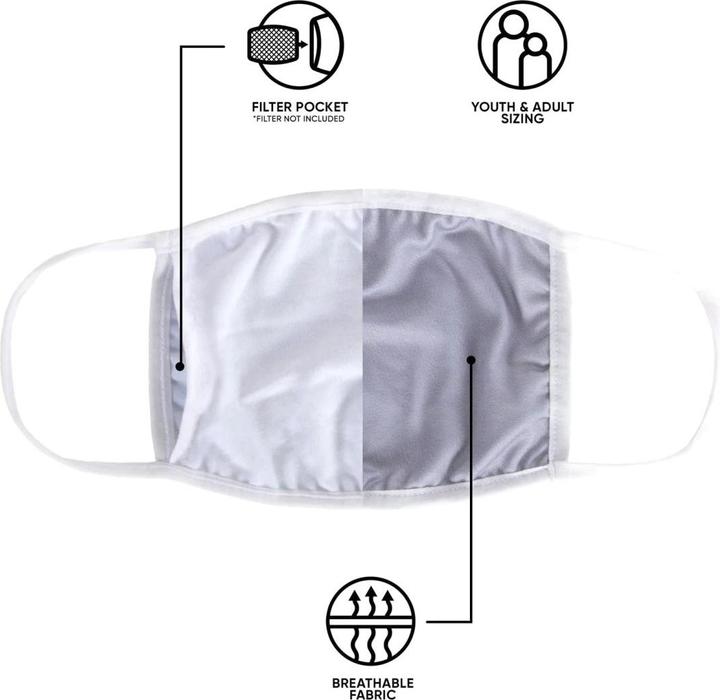 Immagine prodotto Foco Maschera comunitaria di copertura del naso della bocca NFL Set di 3