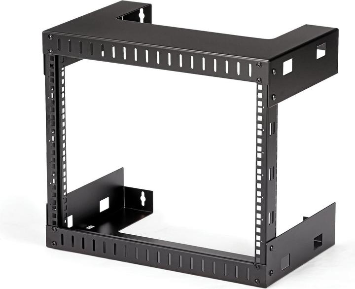 StarTech 8HE 19 pouces Open Frame Appareils Rack mural - 30cm de profondeur - Wall Mount Rack en acier (8 HE, Rack 19 pouces)