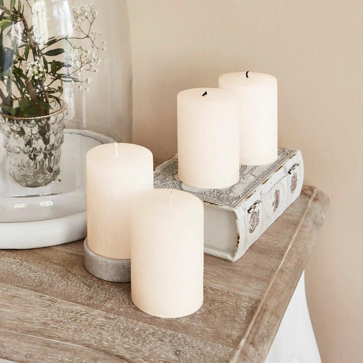 Produktbild Loberon Kerze 4er Set Virrans creme (4 Stk.)