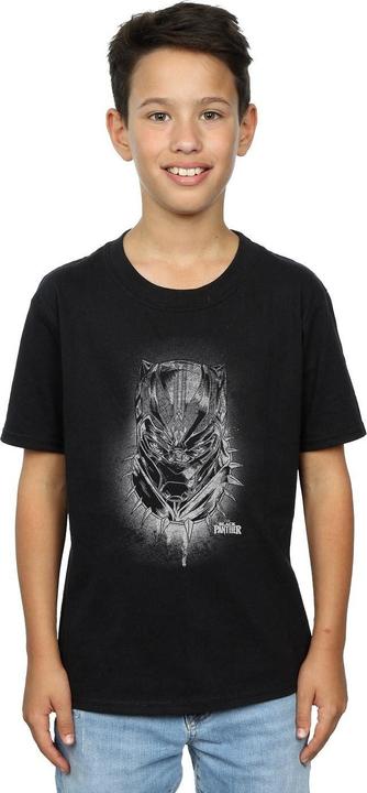 Produktbild Jungen Black Panther Spray Headshot TShirt (152, 158)