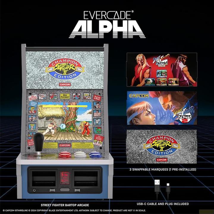 Image du produit Blaze Evercade Alpha Street Fighter Bartop Arcade