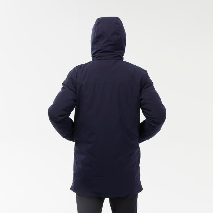 Produktbild Quechua Parka Winterjacke Herren warm bis -10 °C wasserdicht Winterwandern - SH500 blau (M)