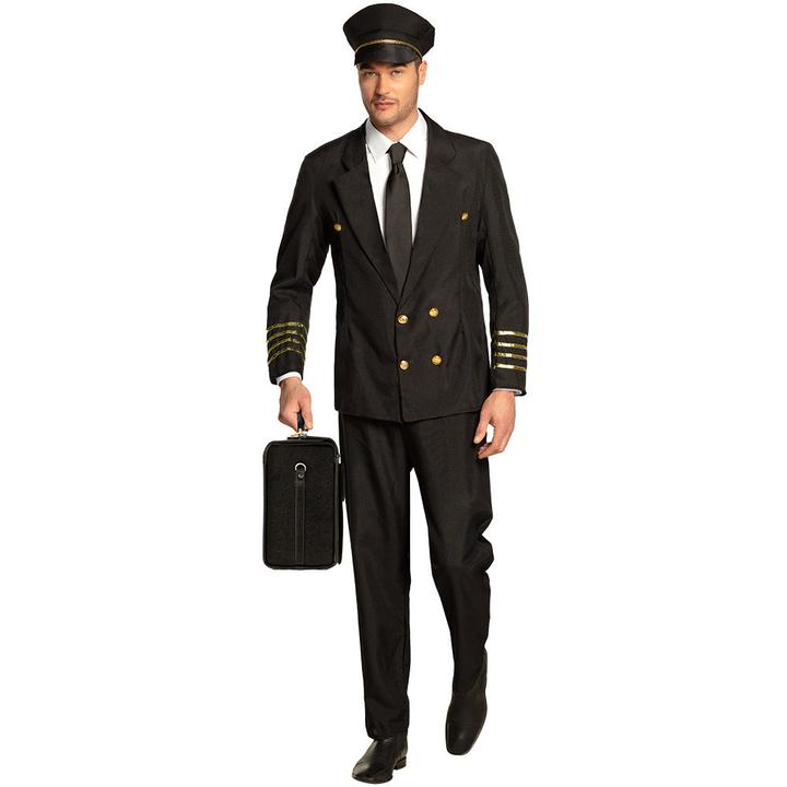 Image du produit Boland Costume de pilote : costume de commandant de bord pour homme (54, 55, 56)