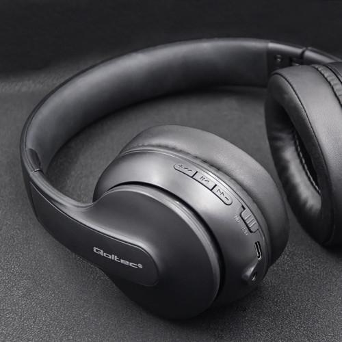 Actual product image Qoltec 50844 Wireless Headphones (30 h, Wireless)