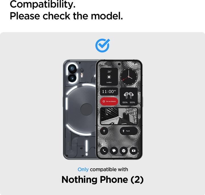 Immagine prodotto Spigen ALM Glas.Tr Nothing Phone 2 2szt. szkło hartowane AGL06981 (2 Pezzo/i, Nothing Phone (2))