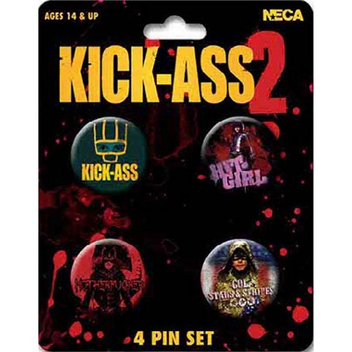 Produktbild Kick-Ass Abzeichen 4erPack
