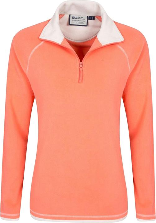 Actual product image Mountain Warehouse Womens/Ladies Montana Half Zip Fleece Top (48 D)