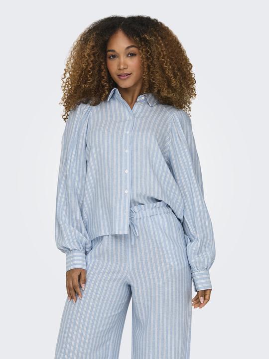 Image du produit Only Coupe décontractée Col boutonné Manches bouffantes Chemise (XL)