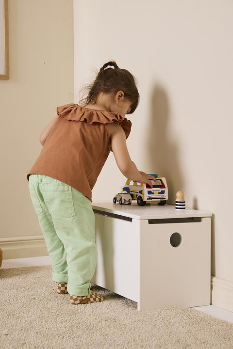 Produktbild Kids Concept Truhe 50x29x34 cm, Sitzhöhe 31 cm, weiss