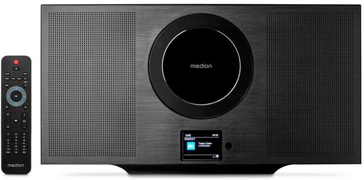 Produktbild Medion Stereoanlage P66348 Schwarz (Spotify Connect, Bluetooth, CD Player, 2x 10 W)