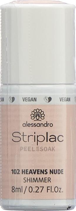 Actual product image Alessandro Striplac Peel or Soak (Heavens Nude, Colour paint)