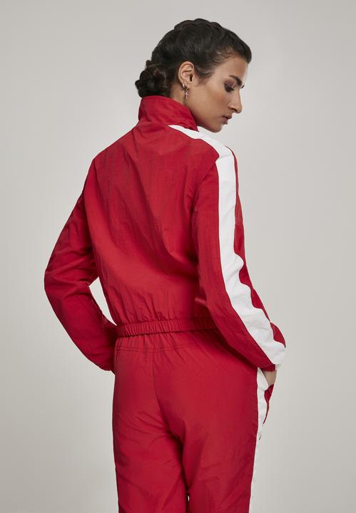 Image du produit Urban Classics Ladies Short Striped Crinkle Track Jacket (S)