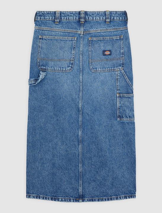 Image du produit Dickies Long Denim Carpenter Skirt W Rinsed Fade (S)
